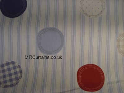 Patch curtain fabric