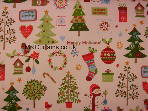 Curtains Ideas christmas curtain fabric : Winter Wonderland (Christmas Fabrics) by Clarke & Clarke / Studio ...